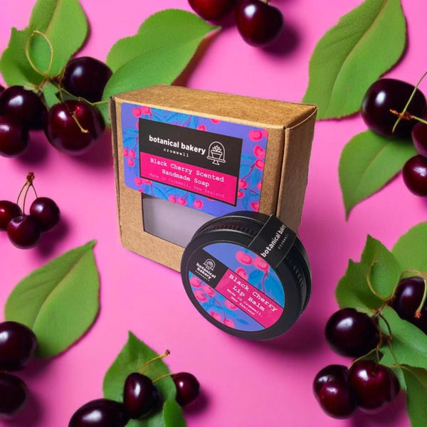 Black Cherry Scented Soap & Lip Balm COMBO - Jackson Orchards