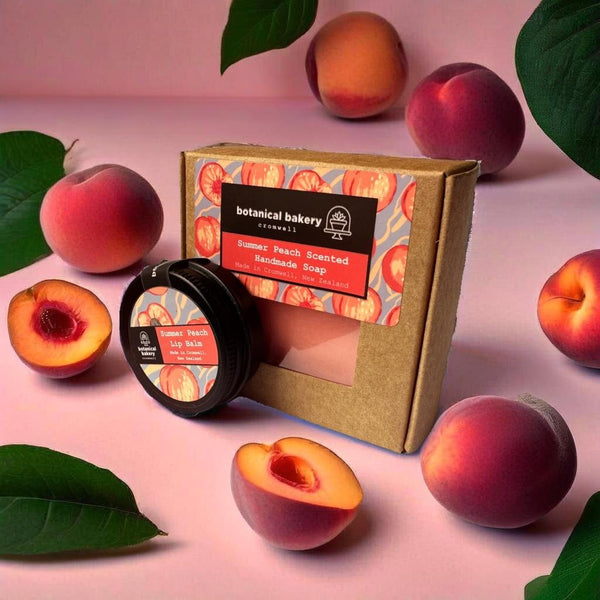 Summer Peach Scented Soap & Lip Balm COMBO - Jackson Orchards