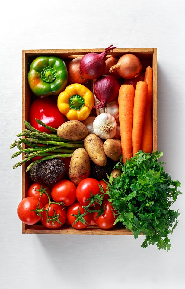 Vegetable Harvest Produce Box Jackson Orchards - New Zealand Orchard